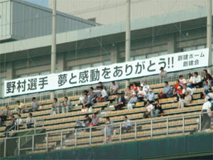 ミズノプロ　硬式木製バット　プロ支給品　野村健二郎　広島カープ　2000本安打 清心静鯉学